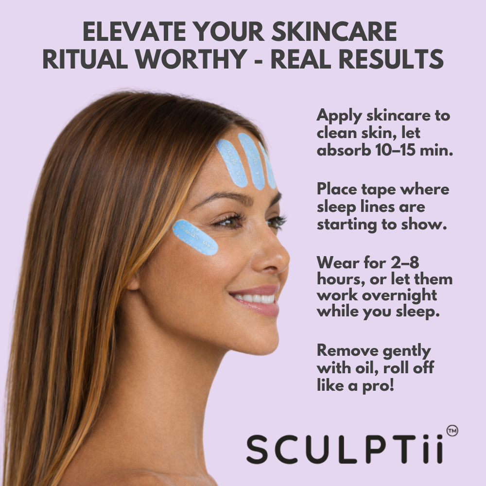 SCULPTii Precut Face tapes 128 Pack