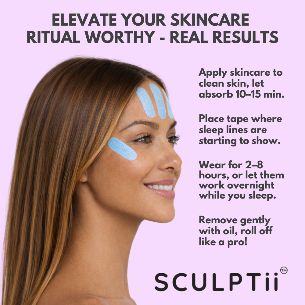 SCULPTii Precut Face tapes 128 Pack