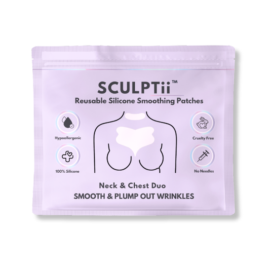 SCULPTii Neck & Decolletage Smoothing Silicone Patches Double Pack