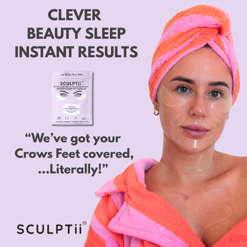SCULPTii Lip & Eye Smoothing Silicone Patches Super 8 Pack