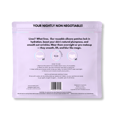 SCULPTii Neck & Decolletage Smoothing Silicone Patches Double Pack