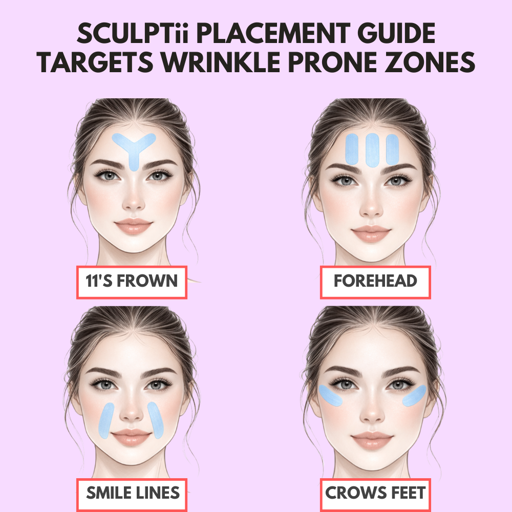 SCULPTii Precut Face tapes 128 Pack