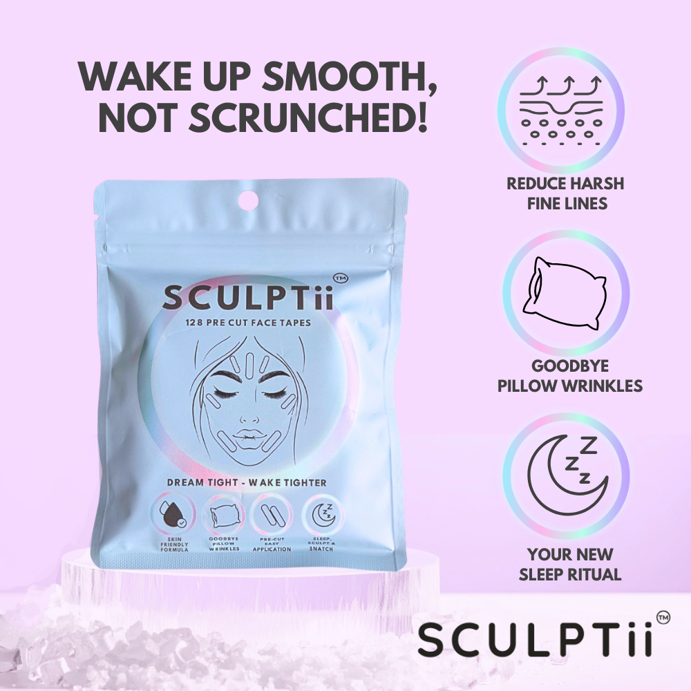 SCULPTii Precut Face tapes 128 Pack