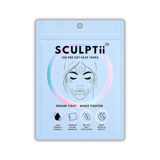 SCULPTii Precut Face tapes 128 Pack