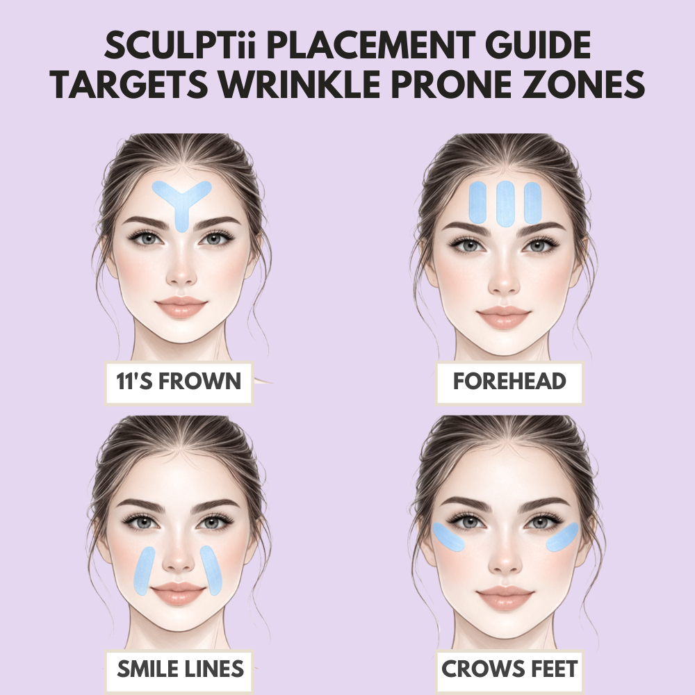 SCULPTii Precut Face tapes 128 Pack