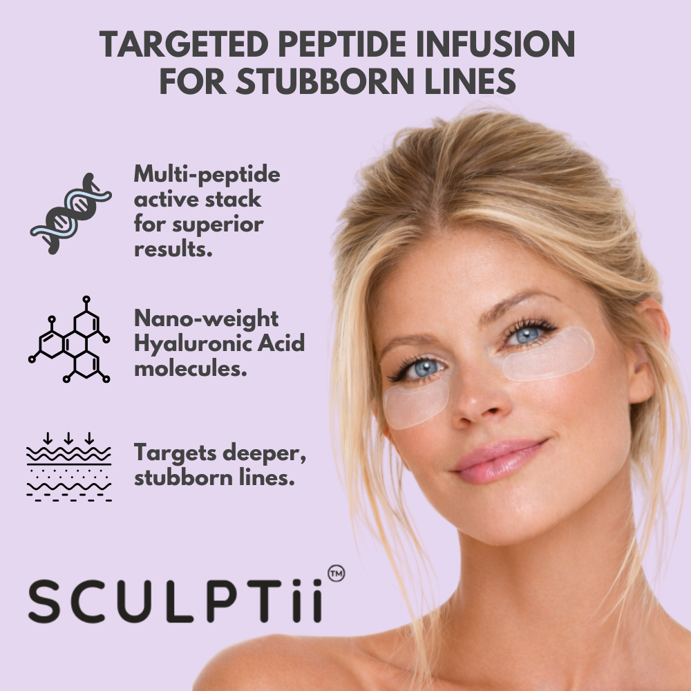 SCULPTii Peptide Microneedle Eyelift Patches