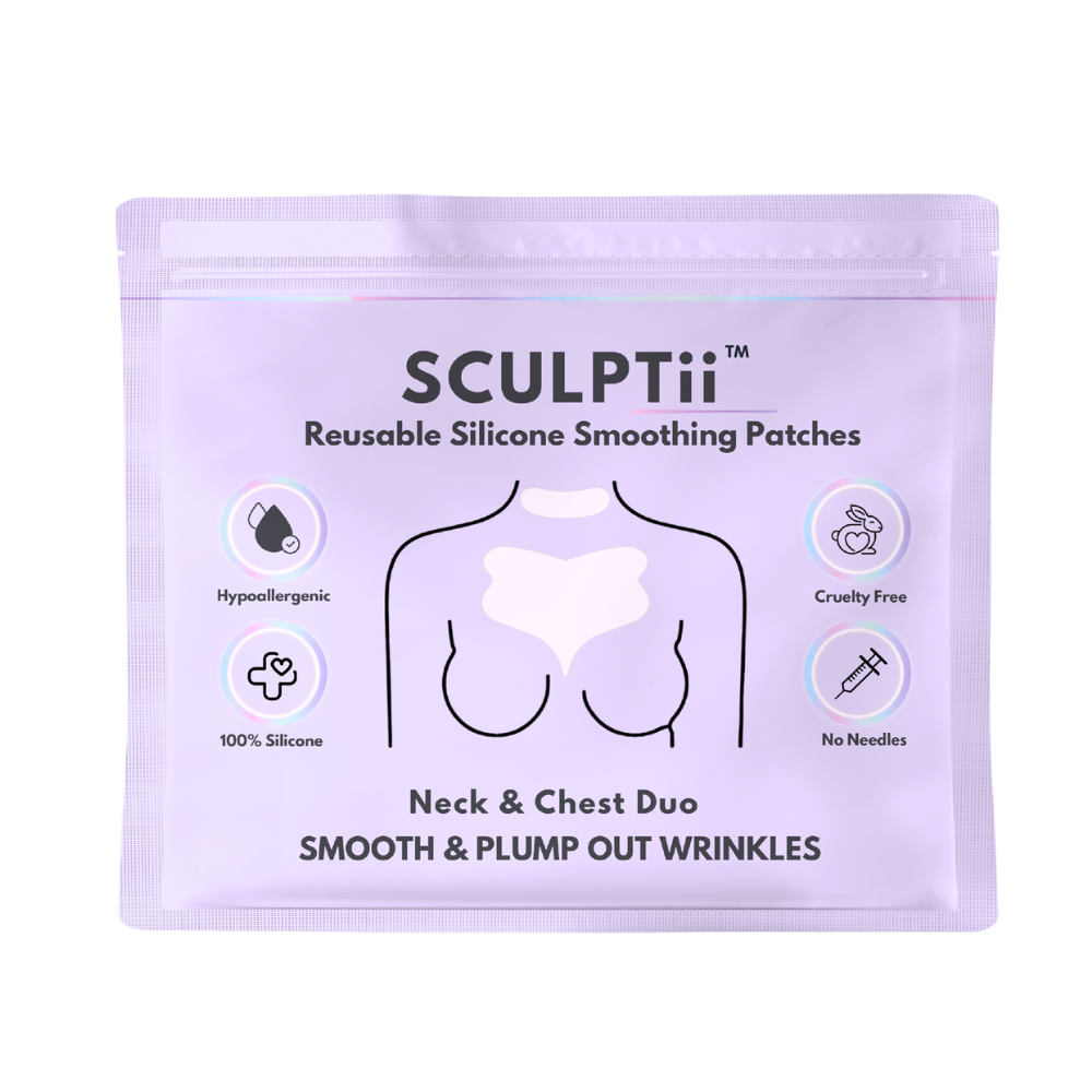 SCULPTii Neck & Decolletage Smoothing Silicone Patches Double Pack