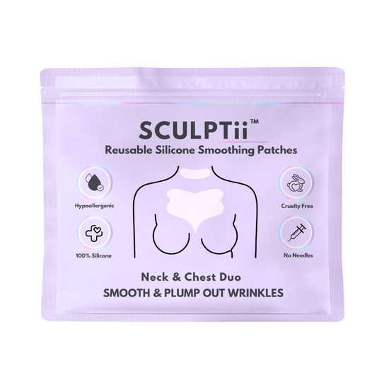 SCULPTii Neck & Decolletage Smoothing Silicone Patches Double Pack
